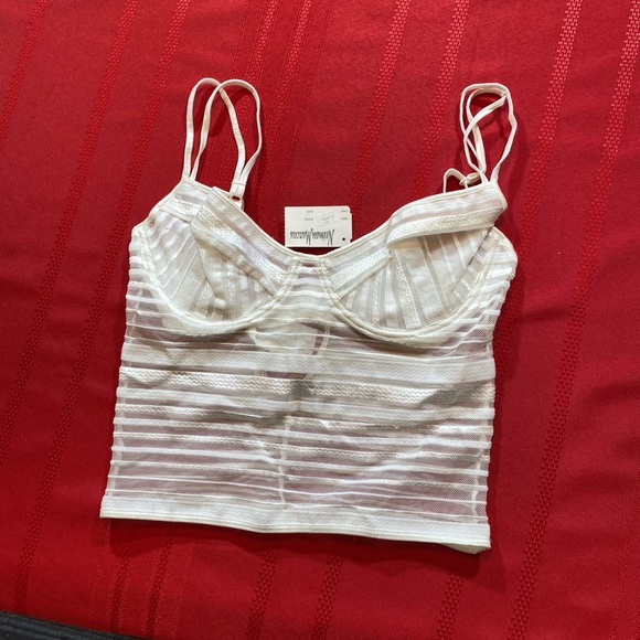 COSABELLA NEIMAN MARCUS camisole, made in Italy, built-in bra, white size 2 - Picture 10 of 14
